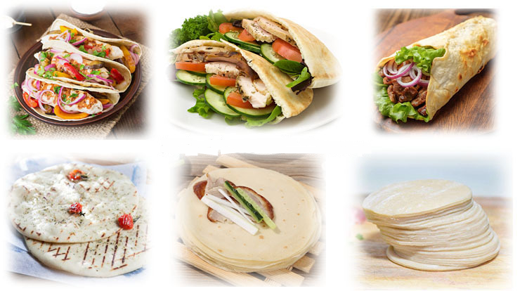 Dough Wrapper Making Machine Dough Wrapper Making Machine