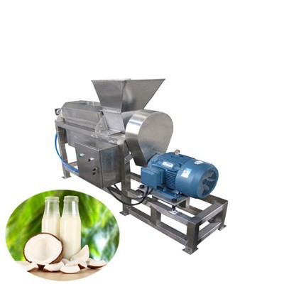 Pneumatisk Dobbel Spiral Juice Extractor Coconut Milk Machine